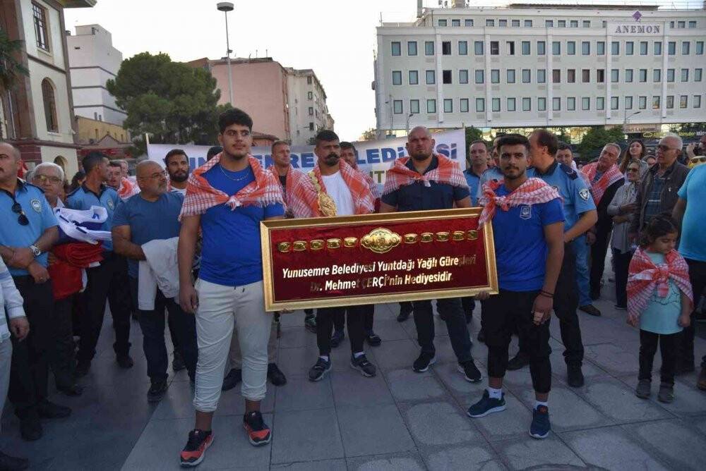 7. Yuntdağı Yağlı Pehlivan Güreşleri kortej yürüyüşü yapıldı