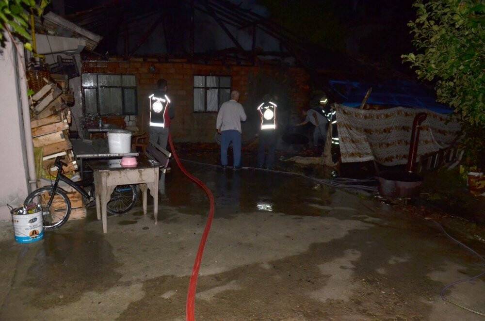 Osmancık’ta korkutan yangın