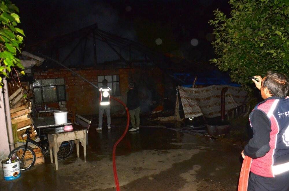 Osmancık’ta korkutan yangın