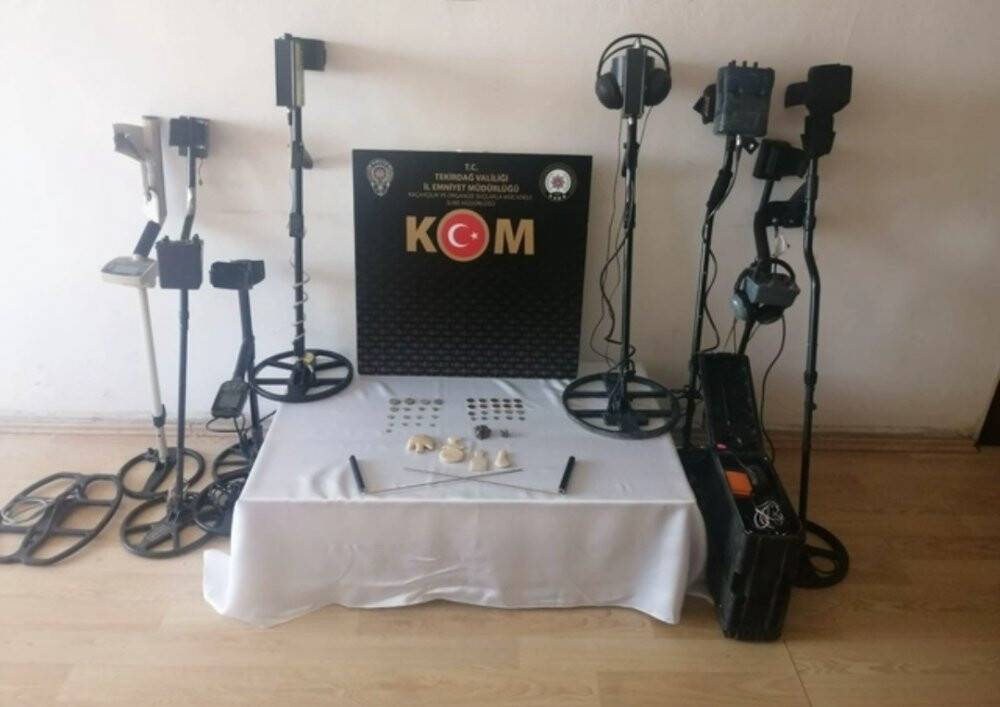 Tekirdağ merkezli 5 ilde tarihi eser operasyonu