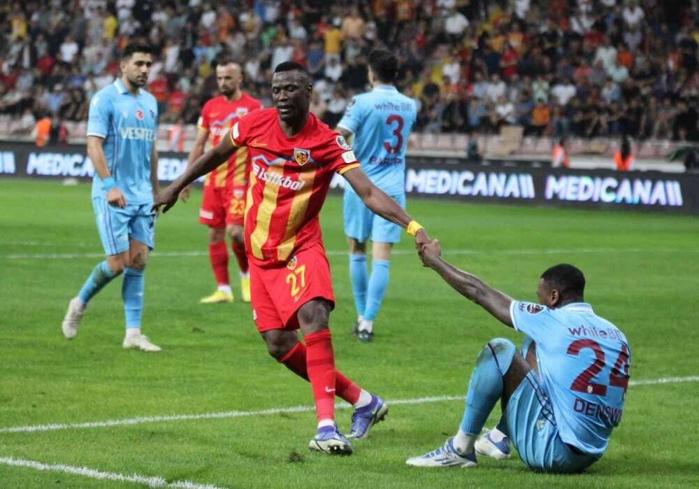 Spor Toto Süper Lig: Kayserispor: 1 - Trabzonspor: 2 (Maç sonucu)