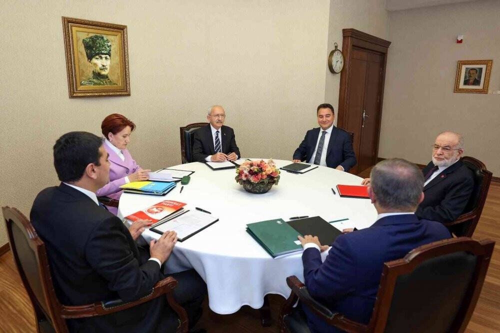 Altılı Masa’nın ikinci tur toplantısının ilki sona erdi