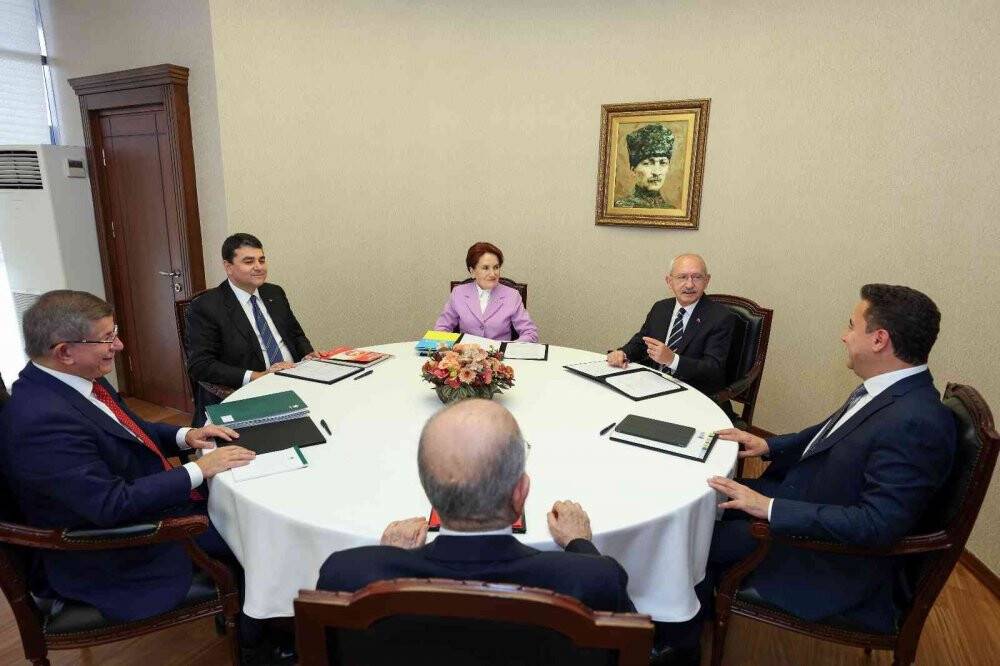 Altılı Masa’nın ikinci tur toplantısının ilki sona erdi