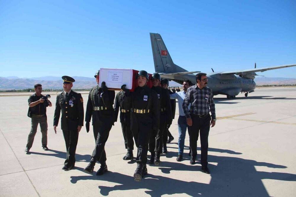 Şehit Ataş’ın naaşı memleketi Elazığ’a getirildi