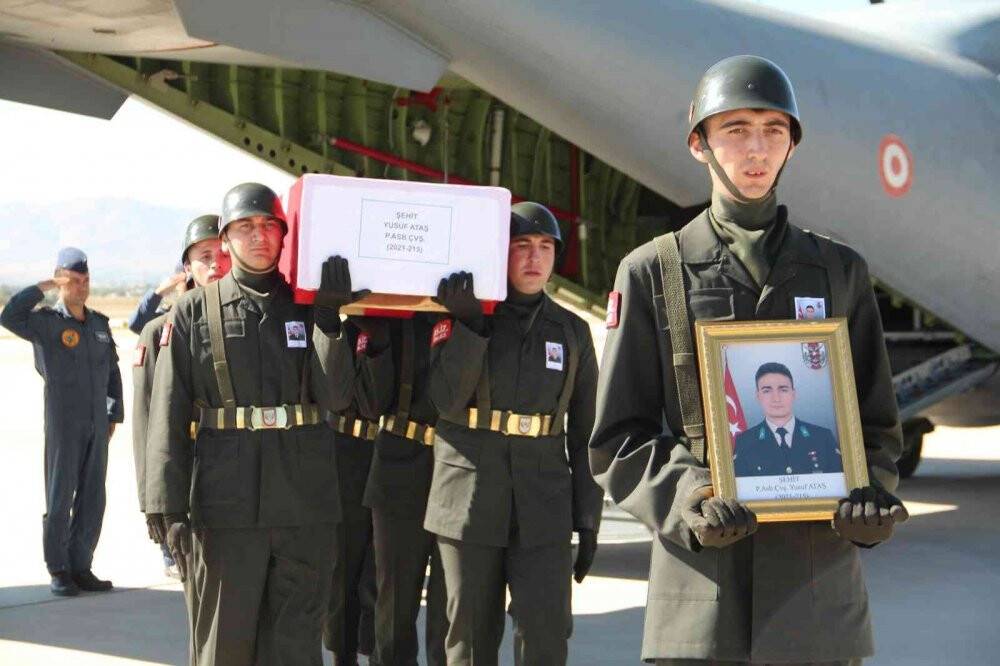 Şehit Ataş’ın naaşı memleketi Elazığ’a getirildi