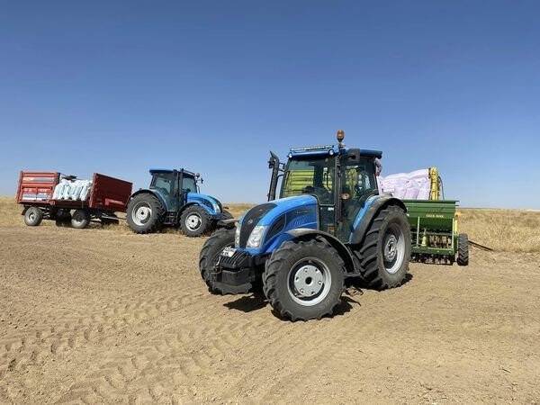 Kulu’da hububat ekimine başlandı