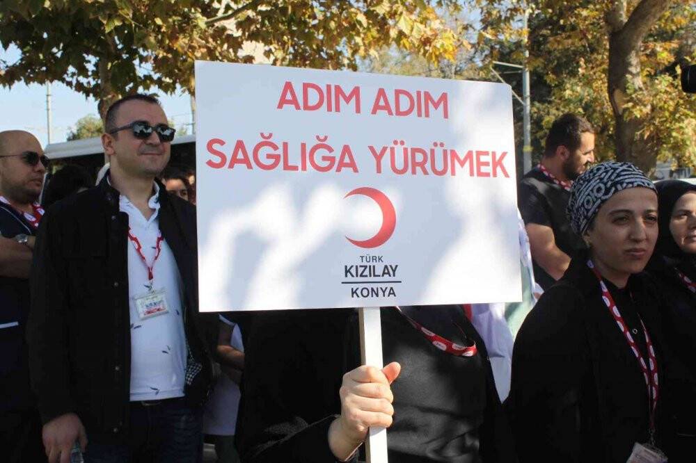 Konya’da "Sağlığa Yürüyoruz" etkinliği düzenlendi