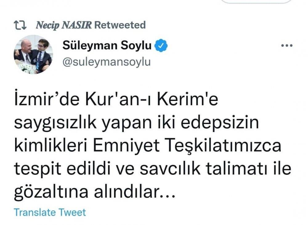 Kur’an-ı Kerim’e saldıran iki şüpheli adliyeye sevk edildi