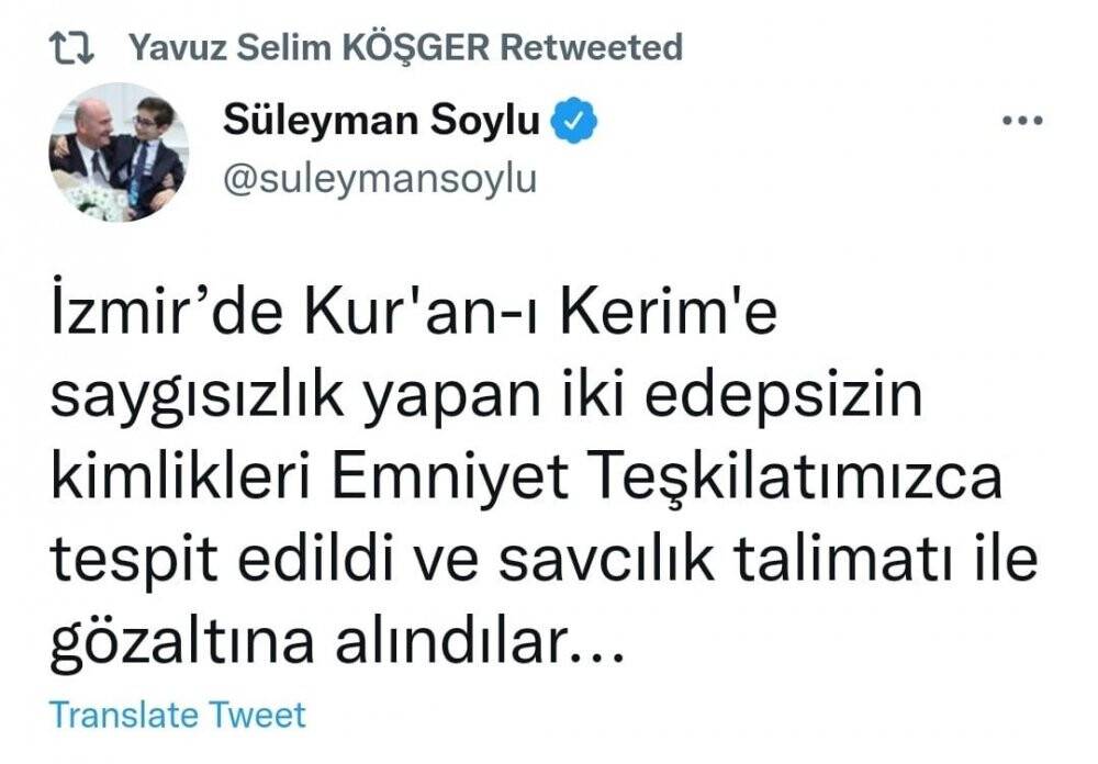 Kur’an-ı Kerim’e saldıran iki şüpheli adliyeye sevk edildi