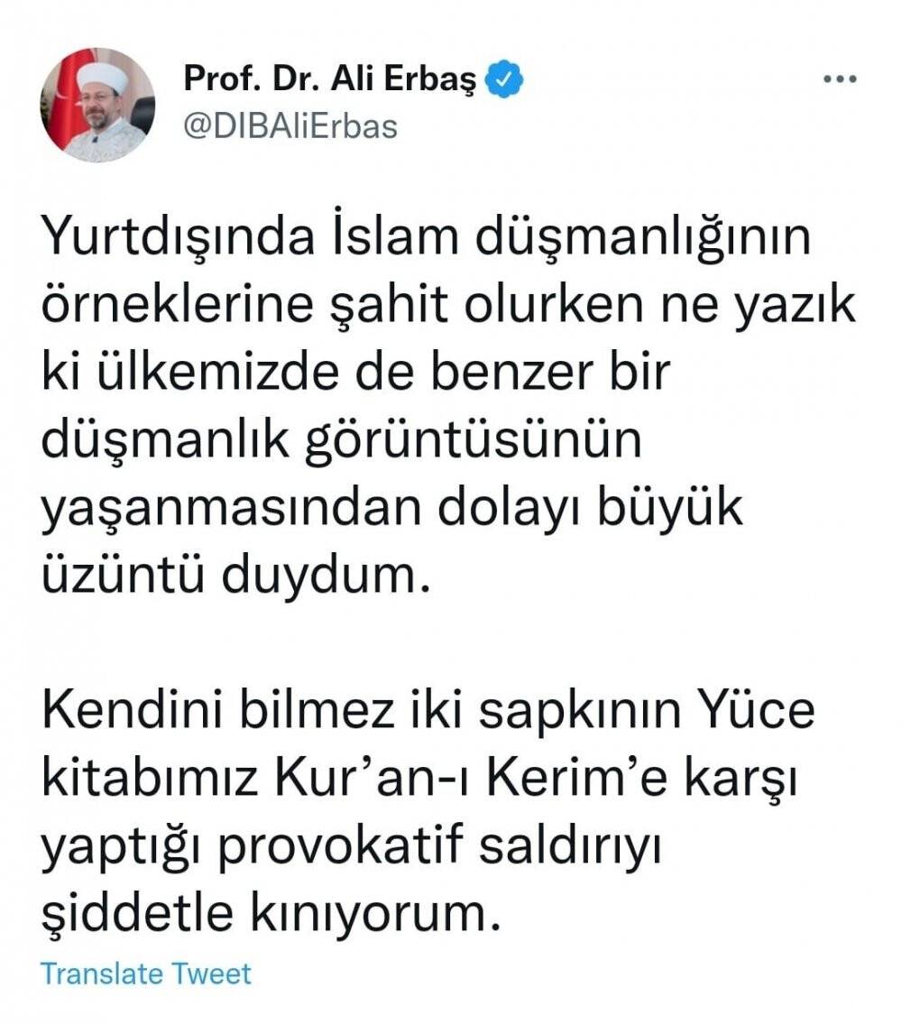 Kur’an-ı Kerim’e saldıran iki şüpheli adliyeye sevk edildi