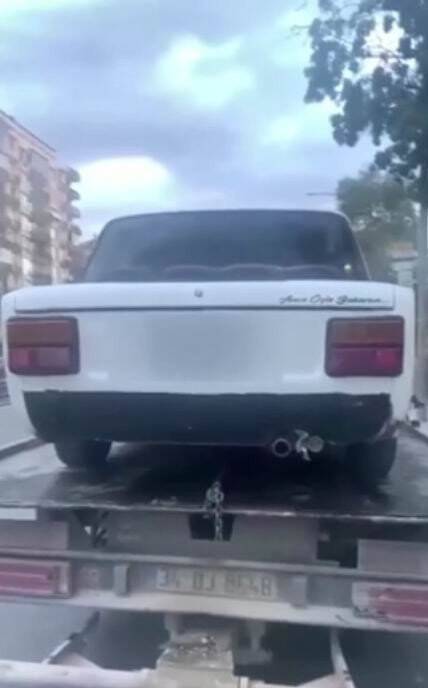 “Hadi çocuklar okulunuza piyasa bize emanet” diyerek drift attı, polise yakalandı