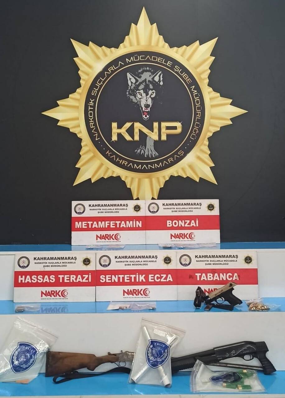 Kahramanmaraş’ta uyuşturucuya 6 tutuklama