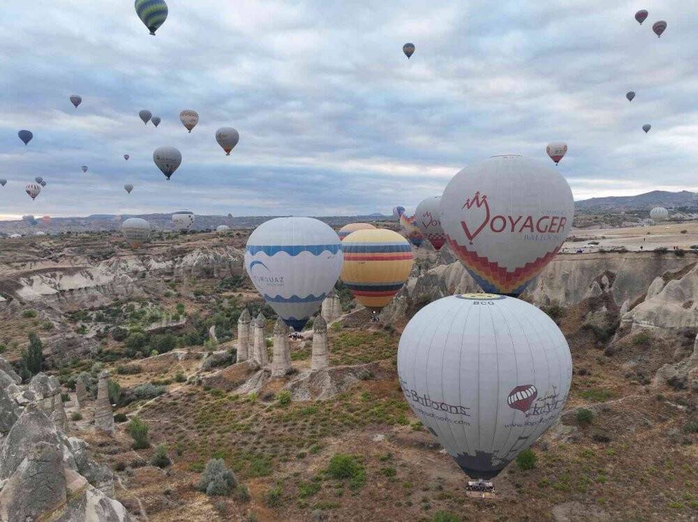 Kapadokya’yı 508 bin kişi gökyüzünden izledi