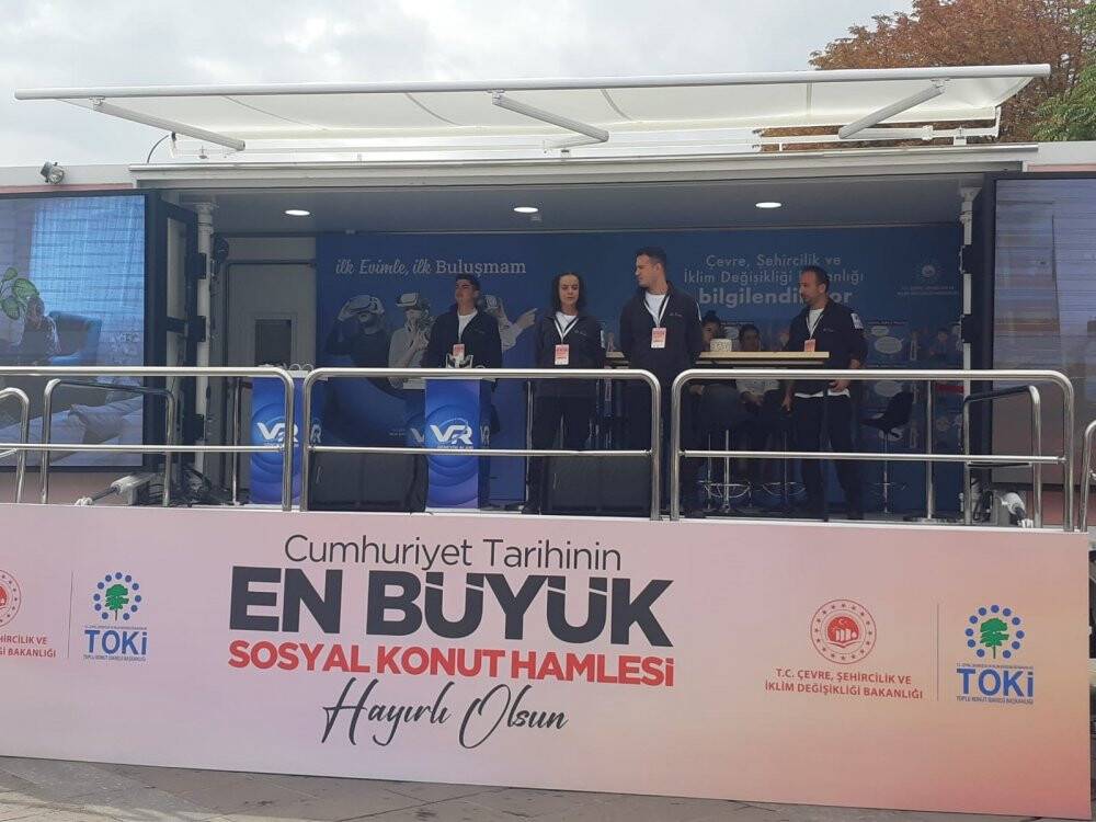 İlk Evim, İlk İş Yerim Projesi tanıtım tırı 17 ilde sosyal konut projesini anlatacak