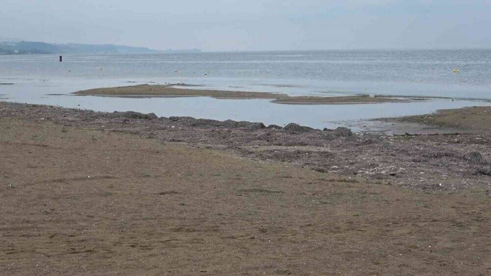 Yalova’da deniz suyu 10 metre çekildi