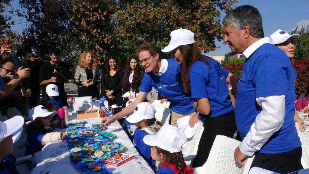 Meyer-Landrut, Çanakkale’de Dijital Okyanus Tüneli etkinliğine katıldı