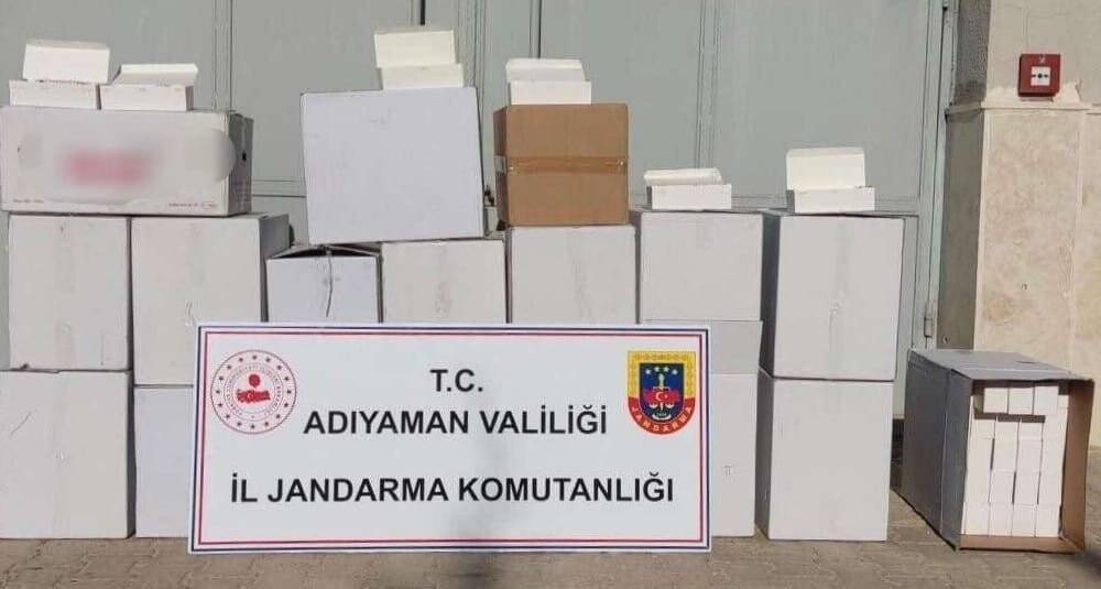 Bandrolsüz makaron ele geçirildi