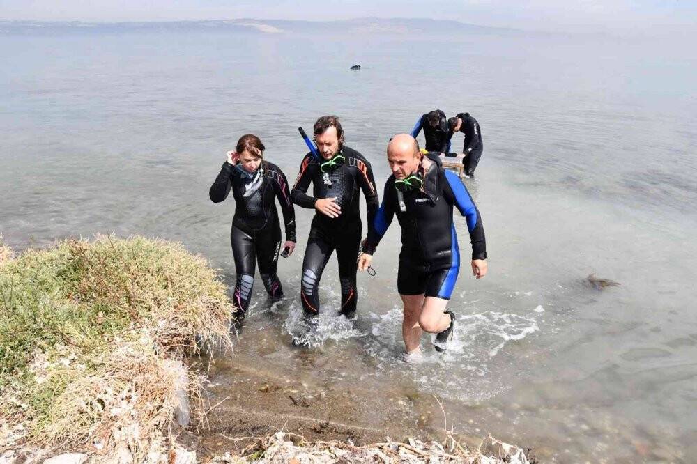 Marmara Denizi’ndeki batık Kibatos Kalesi’nin keşfi için tarihi dalışlar