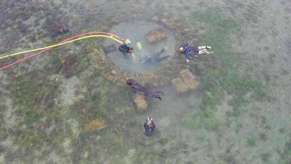 Marmara Denizi’ndeki batık Kibatos Kalesi’nin keşfi için tarihi dalışlar