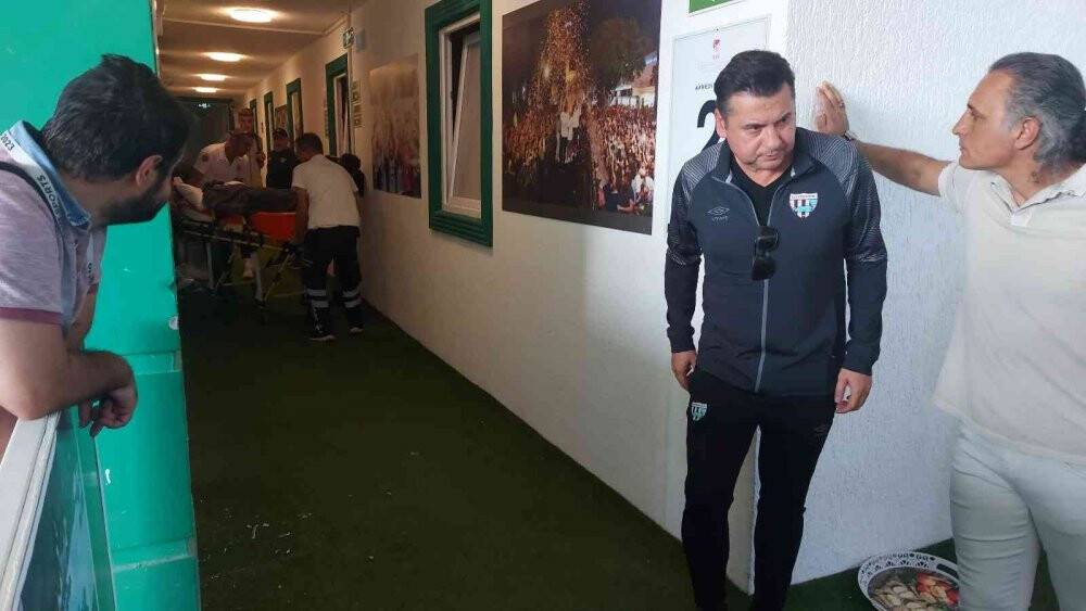 Dili boğazına kaçan Bandırmasporlu Isaac, boğulmaktan son anda kurtuldu