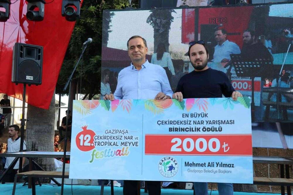 Gazipaşa’nın en ağır çekirdeksiz narı belli oldu