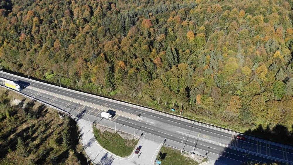 İstanbul’un Anadolu’ya açılan kapısı Bolu Dağı’nda sonbahar güzelliği