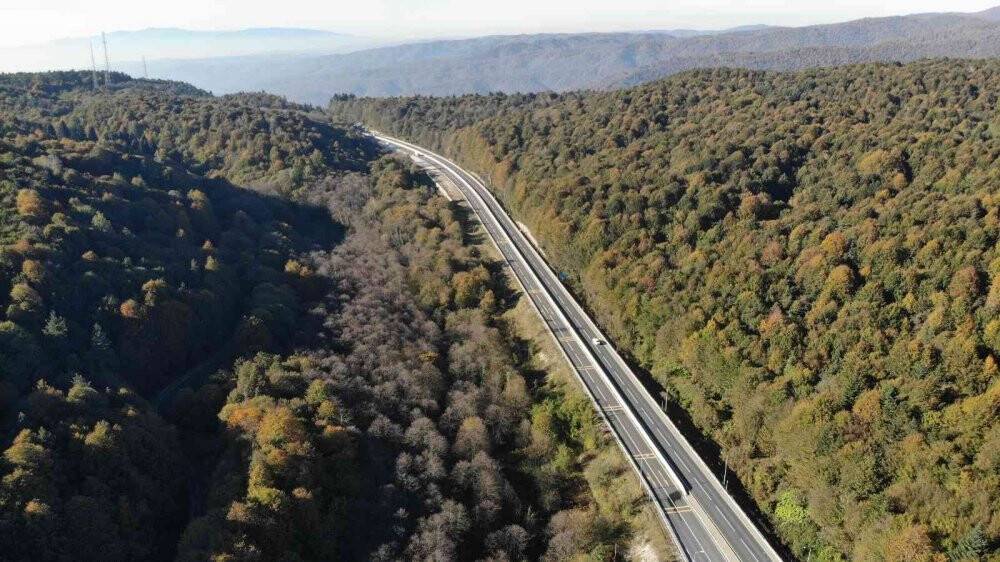 İstanbul’un Anadolu’ya açılan kapısı Bolu Dağı’nda sonbahar güzelliği