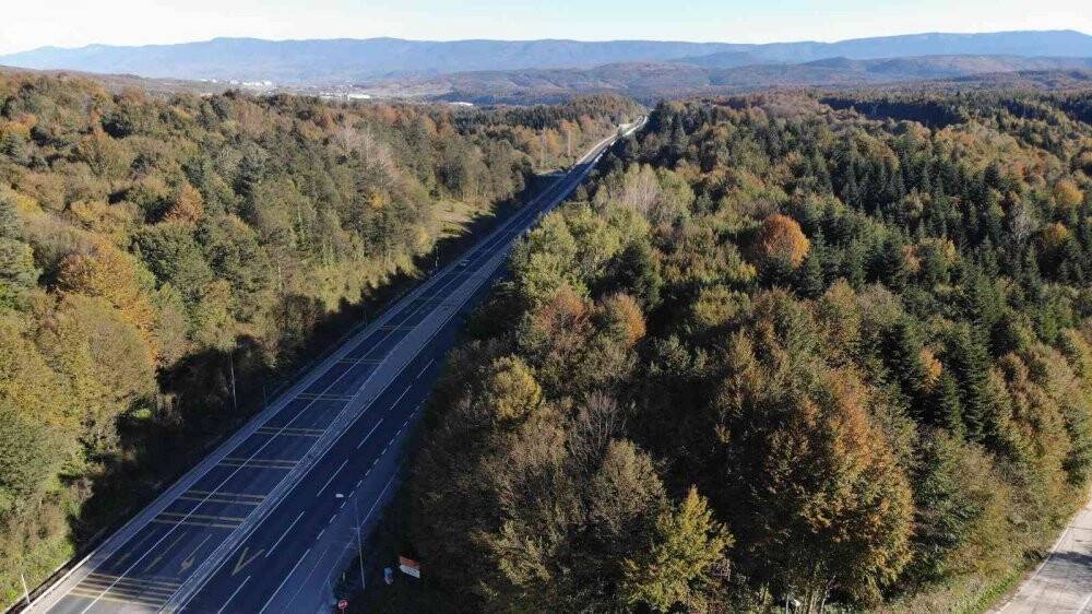 İstanbul’un Anadolu’ya açılan kapısı Bolu Dağı’nda sonbahar güzelliği