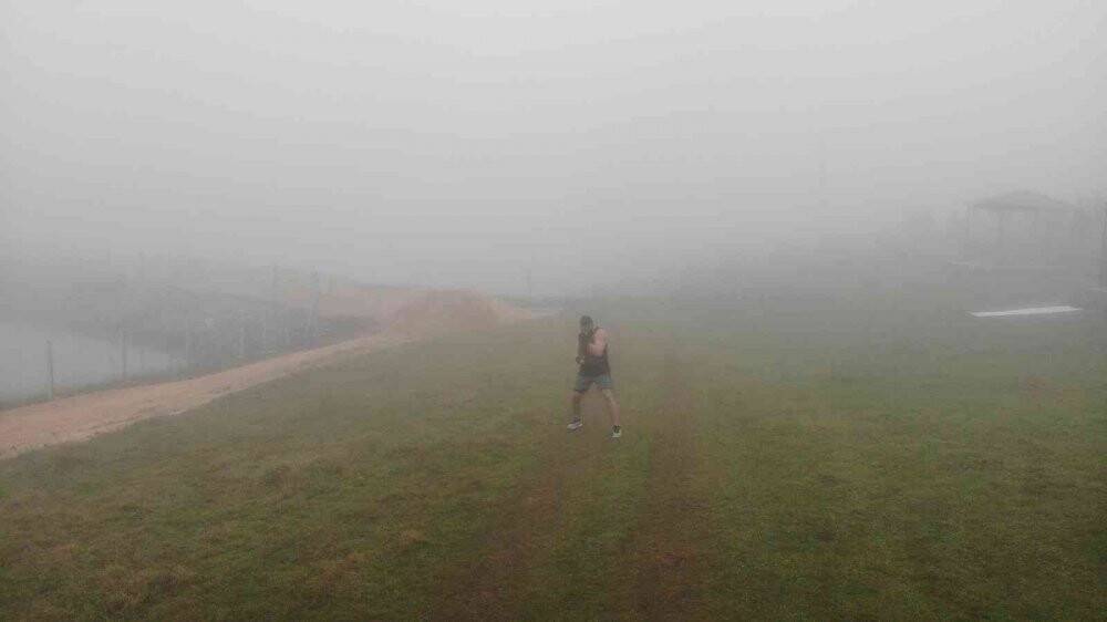 Profesyonel kick boksçu Muhammed Dursun, yaylada kondisyon depoladı