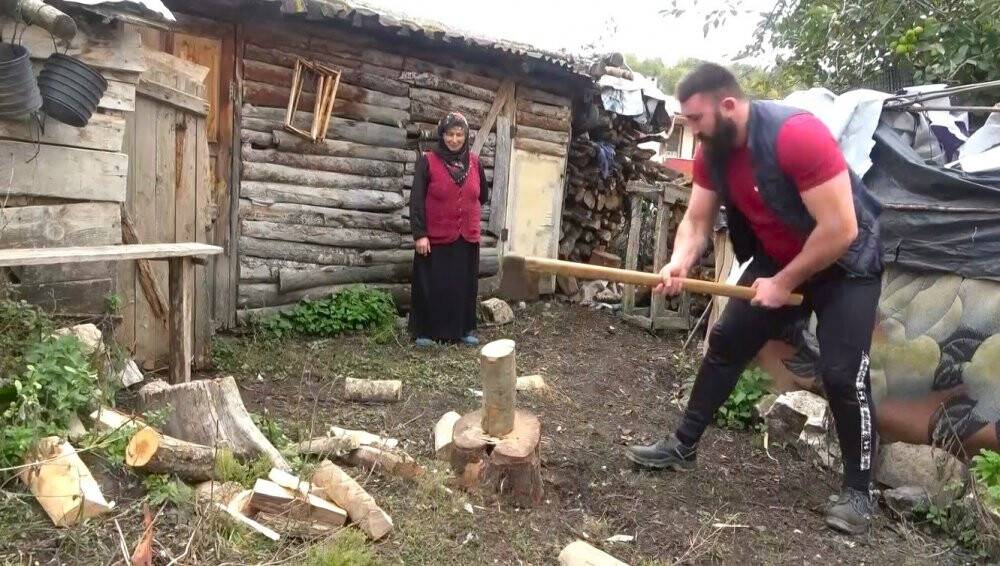 Profesyonel kick boksçu Muhammed Dursun, yaylada kondisyon depoladı