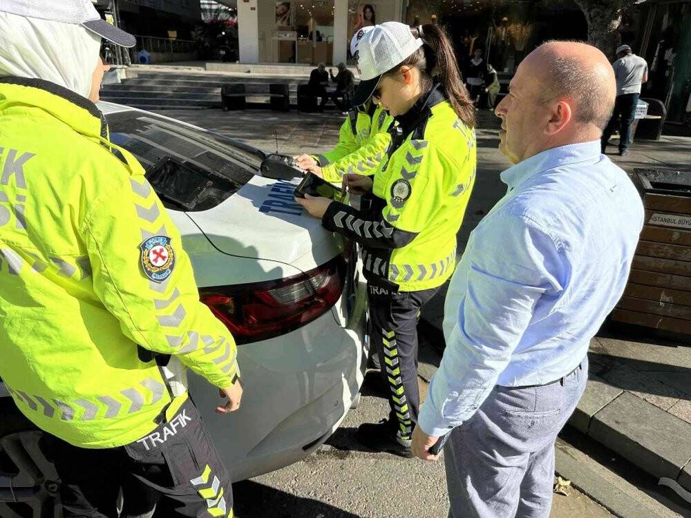 Dron destekli trafik denetiminde kural tanımayan sürücülere ceza yağdı