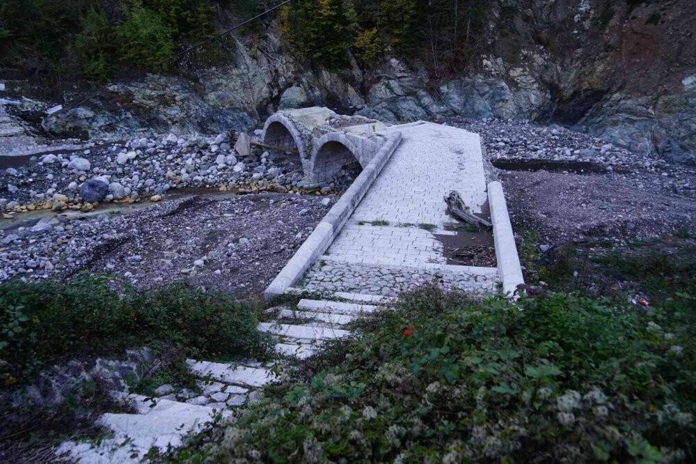 Sel felaketinde zarar görmüştü, 123 yıllık tarihi köprü onarılmayı bekliyor