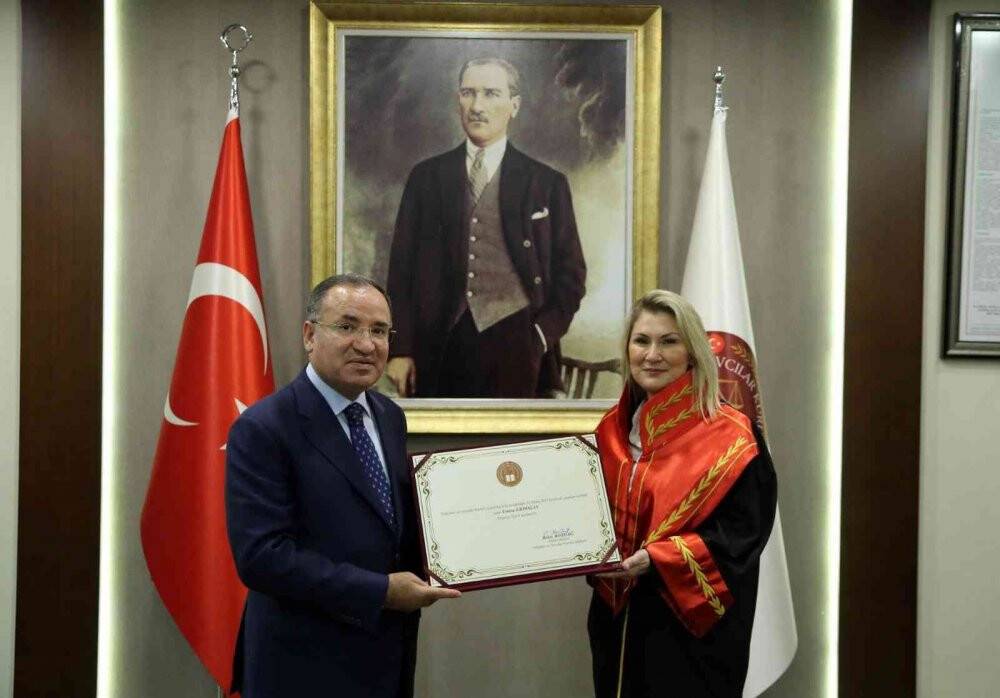 Yargıtay üyelerine mazbata töreni