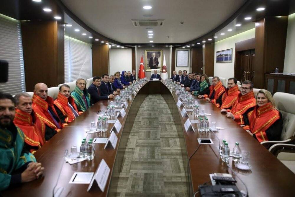 Yargıtay üyelerine mazbata töreni