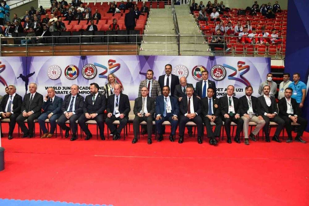 Dünya Ümit Genç U21 Karate Şampiyonası’nın açılış seremonisi yapıldı
