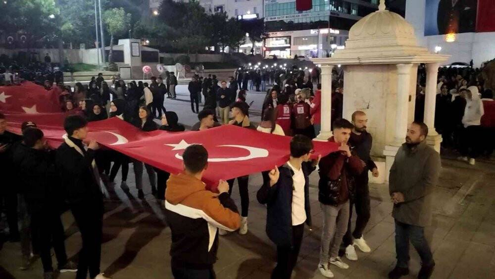 Yozgat’ta ‘fener alayı’ yürüyüşü