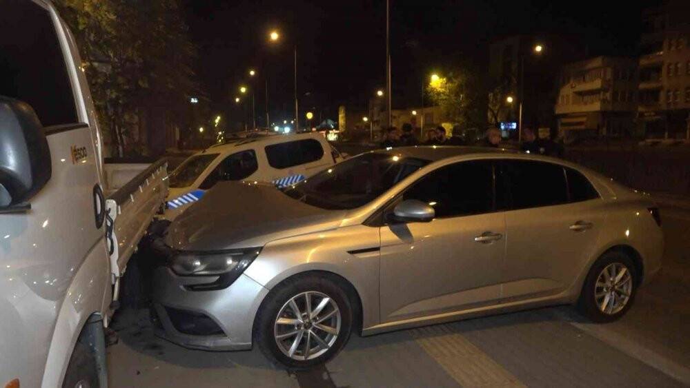 Suç makinesi 5 kilometre kovalamacanın ardından böyle yakalandı