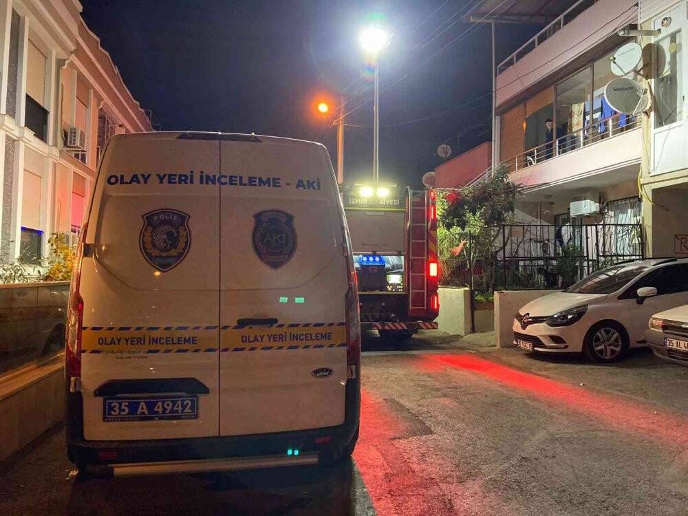 İzmir’de evde çıkan yangında 1 kişi hayatını kaybetti