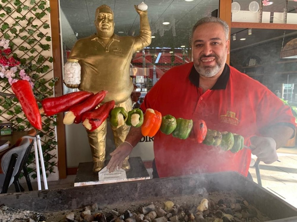 Gastronomi kentinde peynir kebabı