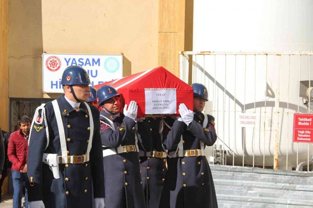 Kazada hayatını kaybeden uzman çavuş memleketine uğurlandı