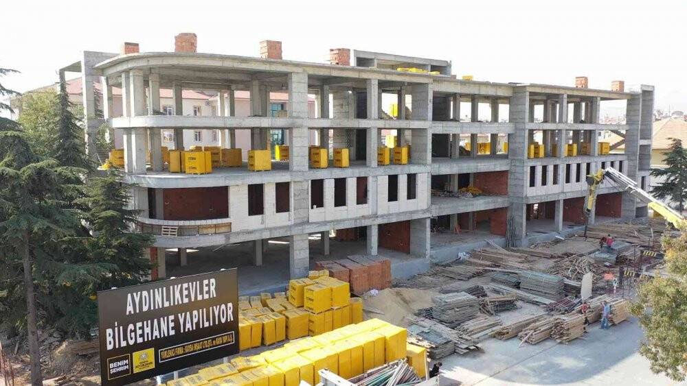Aydınlıkevler Bilgehanesi inşaatı sürüyor