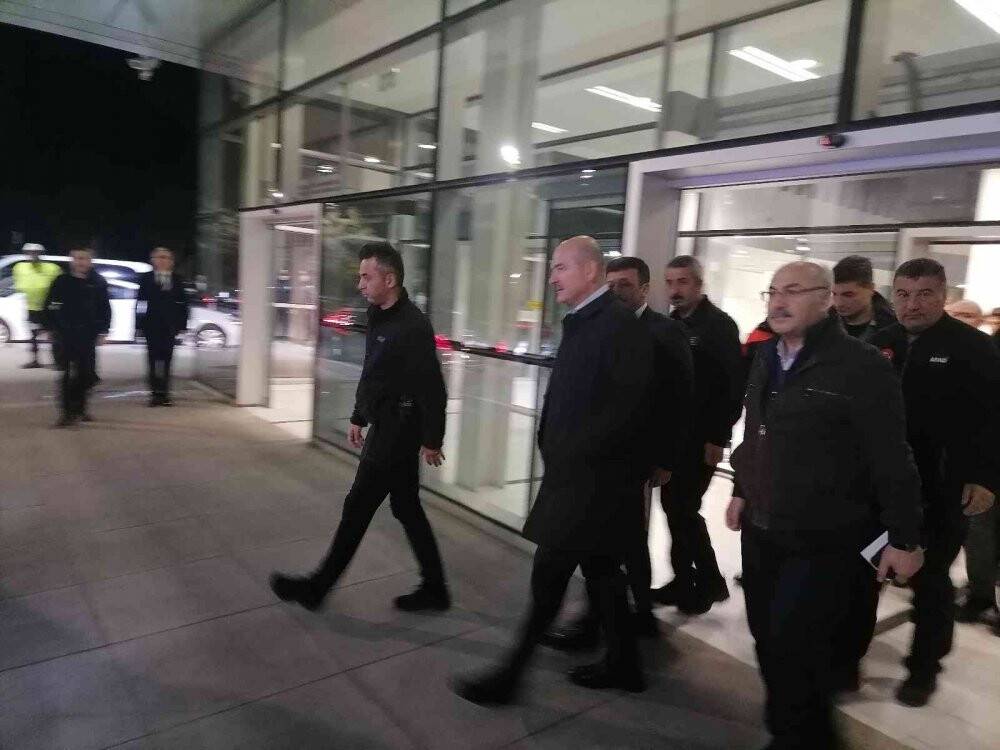 Bakan Soylu İzmir’e iniş yaptı