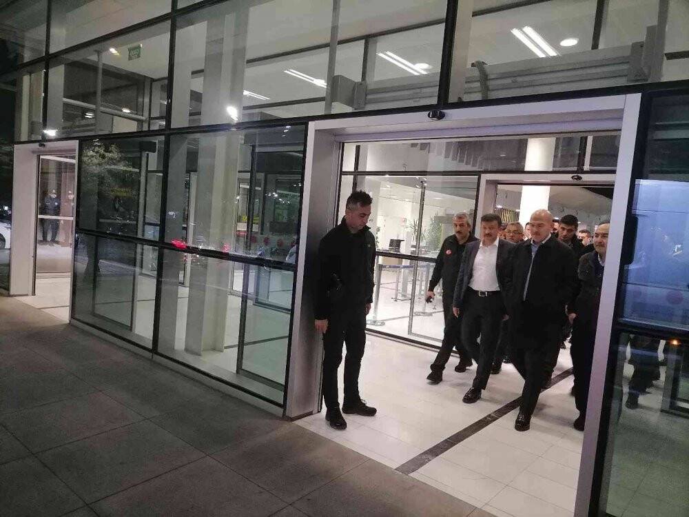 Bakan Soylu İzmir’e iniş yaptı
