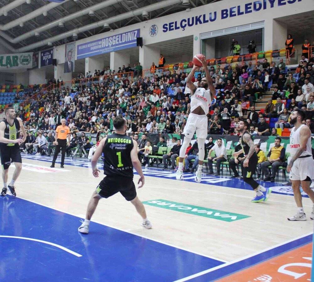 Basketbol Süper Ligi: Ayos Konyaspor Basketbol: 91 - Merkezefendi Belediyesi: 92
