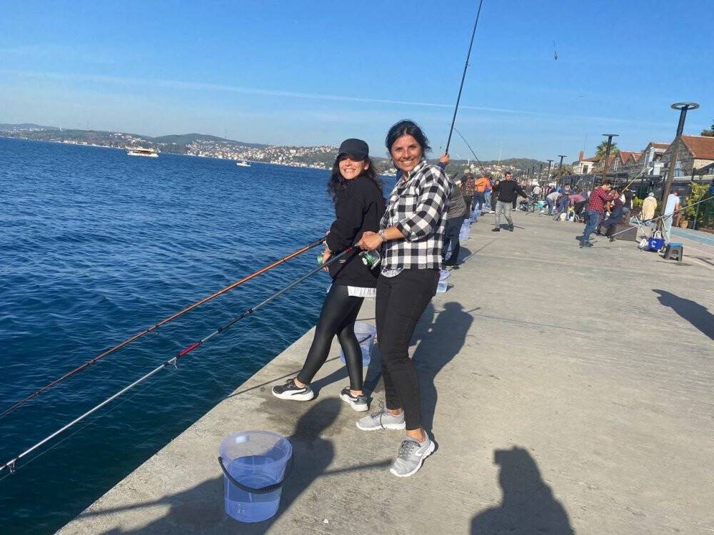 “Balık Tutma Yarışması” renkli görüntüler oluşturdu