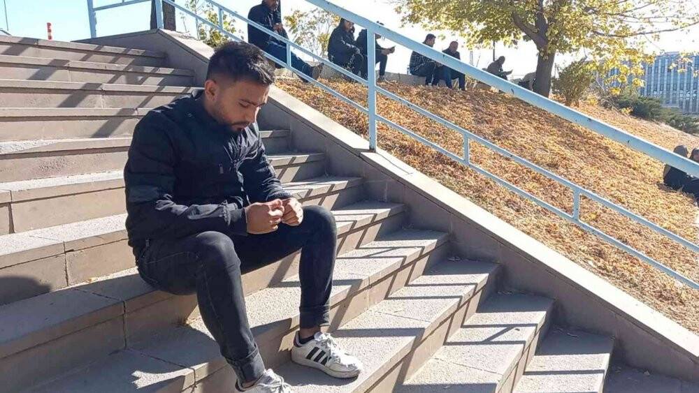 Saniyelerle kaçırdı