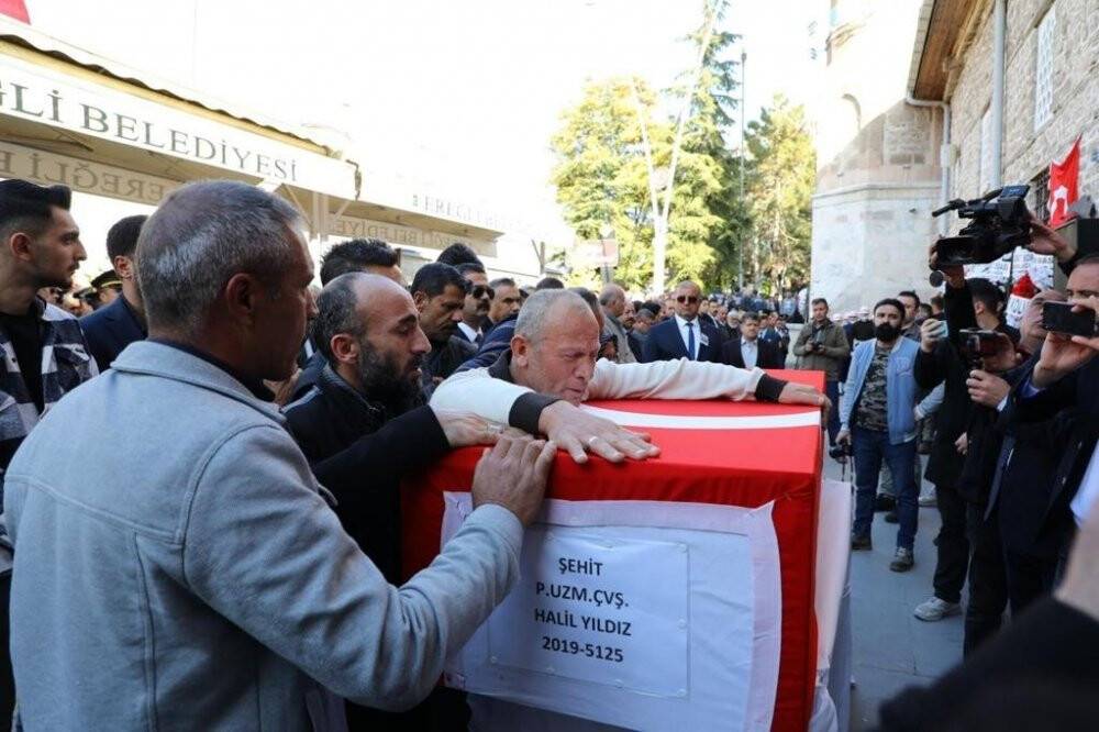 Şehit Piyade Uzman Çavuş Halil Yıldız Konya'da son yolculuğuna uğurlandı