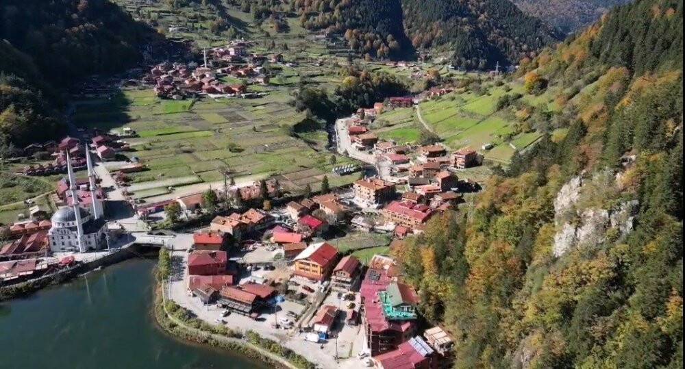 Uzungöl kışında çok güzel