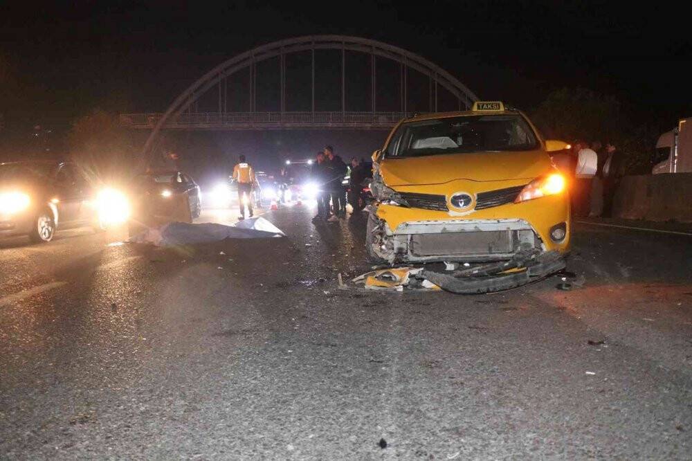 Yolun karşısına geçmek isterken canından oldu