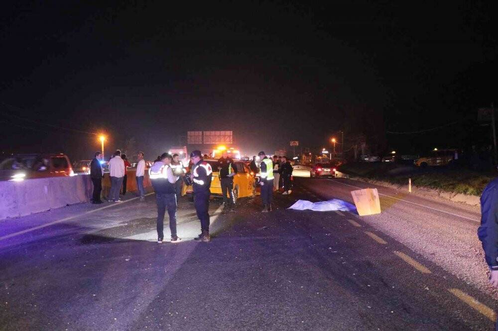 Yolun karşısına geçmek isterken canından oldu